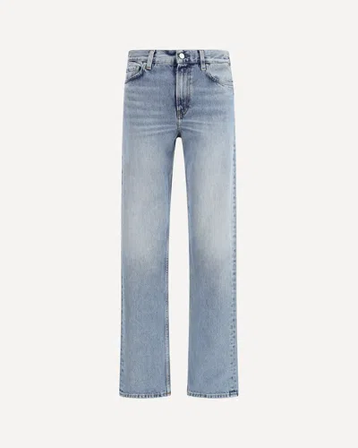 Totême Cotton Denim Jeans In Blue