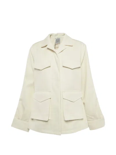 Pre-owned Totême Cotton Jacket In White