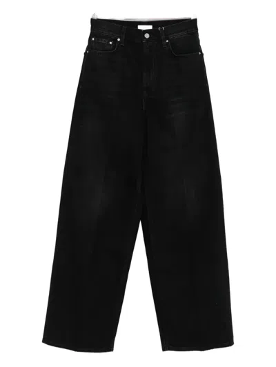 Totême Cotton Jeans In Black