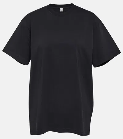 Totême Toteme Classic Crewneck T-shirt In Black