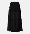 Totême Cotton Maxi Skirt In Black