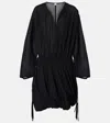 Totême Cotton Minidress In Black