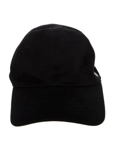 Pre-owned Totême Cotton Organic Baseball Cap In Black