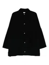 Totême Pocket Overshirt Jacket In Black