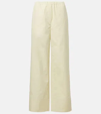 Totême Cotton Poplin Wide-leg Pants