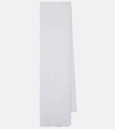 Totême Cotton Scarf In White