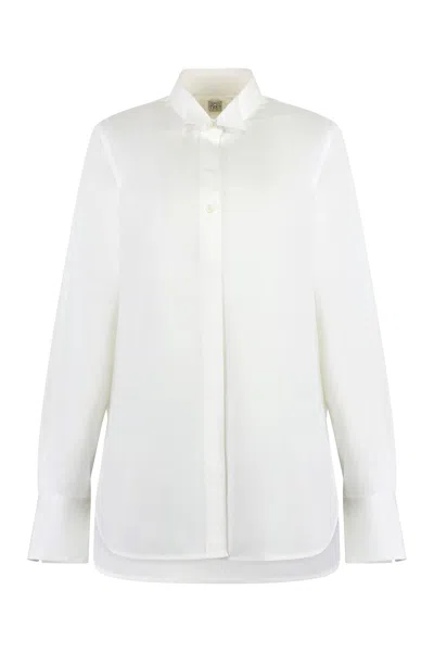 Totême Cotton Shirt In White