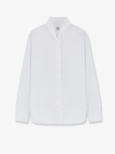 Totême Cotton Shirt In White