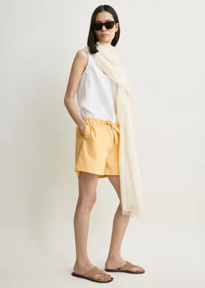 Totême Cotton Summer Shorts Daffodill In Multi