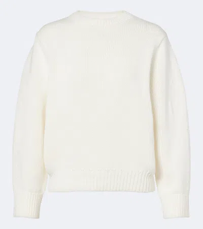 Totême Cotton Sweater In Animal Print