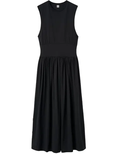 Totême Toteme Cotton Tee Dress Black