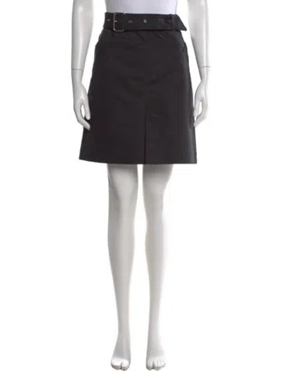 Pre-owned Totême Cotton Trench Skirt Mini Skirt In Black