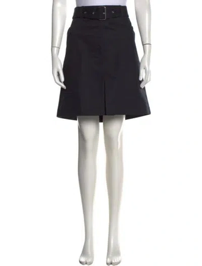 Pre-owned Totême Cotton Trench Skirt Mini Skirt In Black