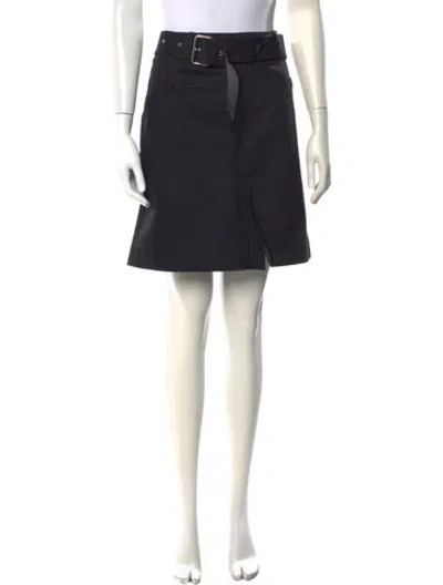 Pre-owned Totême Cotton Trench Skirt Mini Skirt In Blue