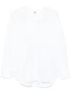 Totême Toteme Cotton V-necked Blouse