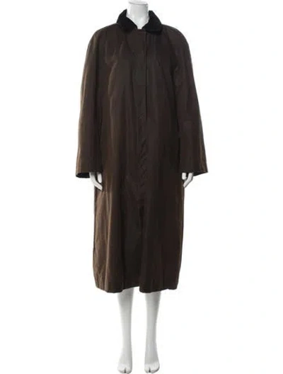 Pre-owned Totême Country Coat Coat In Brown