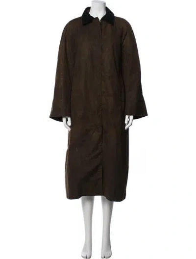 Pre-owned Totême Country Coat Coat In Brown
