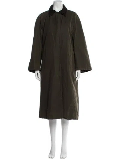 Pre-owned Totême Country Coat Coat In Green