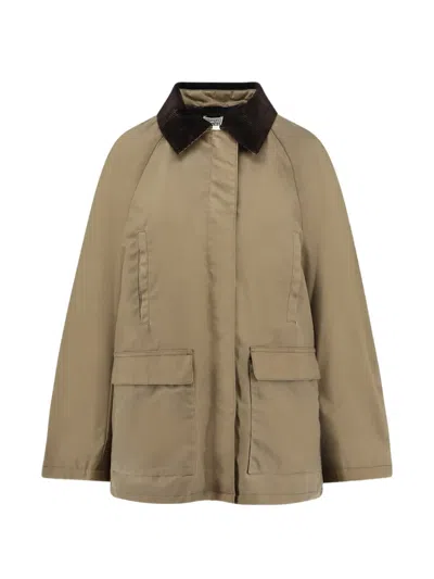 Totême Country Jacket Forest In Neutrals