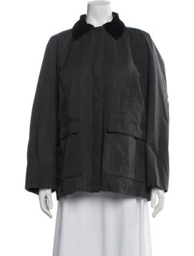 Pre-owned Totême Country Jacket Jacket In Gray