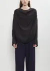 Totême Cowl Blouse In Black