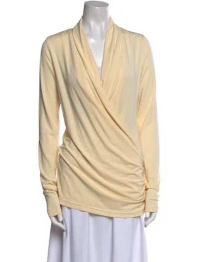 Pre-owned Totême Cowl Neck Long Sleeve Tunic W/ Tags In Neutral