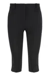 Totême Toteme Crêpe Bermuda In Black