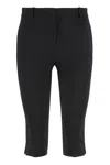 Totême Toteme Crêpe Bermuda In Black