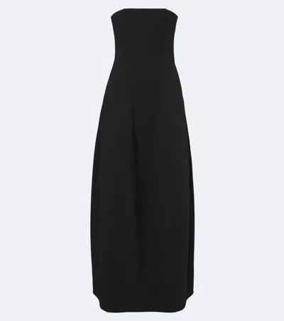 Totême Crêpe Corset Dress In Black