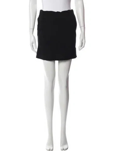 Pre-owned Totême Crepe Mini Skirt Mini Skirt In Blue