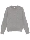 Totême Toteme Crew-neck Cashmere Knit In Gray