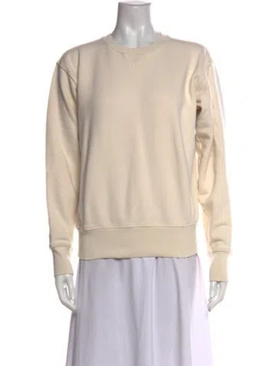 Pre-owned Totême Crew Neck Cotton Sweatshirt Crew Neck Sweatshirt In Neutral