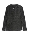 Totême Structured Wool Blazer Featuring Welt Pockets In Black