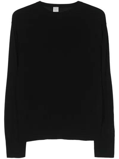 TOTÊME CREW-NECK LONG-SLEEVE JUMPER