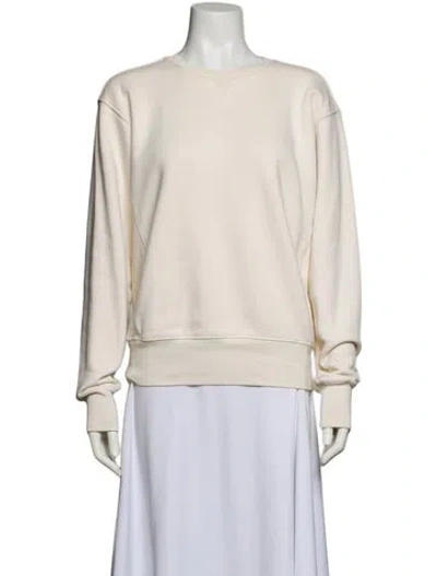 Pre-owned Totême Crew Neck Long Sleeve Sweatshirt In Neutral