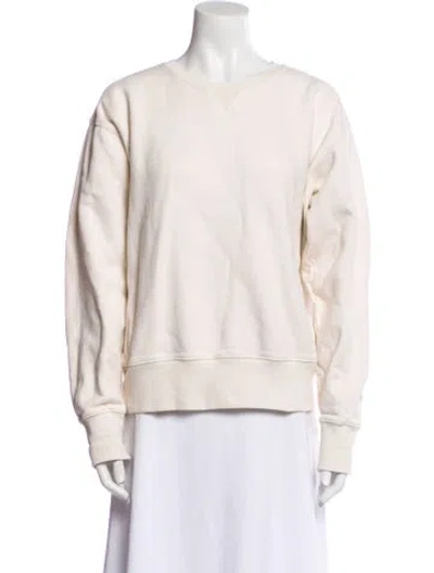 Pre-owned Totême Crew Neck Long Sleeve Sweatshirt In Neutral