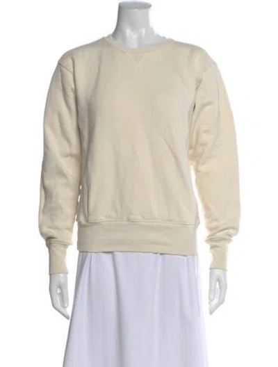 Pre-owned Totême Crew Neck Long Sleeve Sweatshirt In Neutral