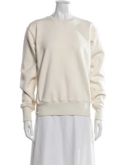 Pre-owned Totême Crew Neck Long Sleeve Sweatshirt In Neutral