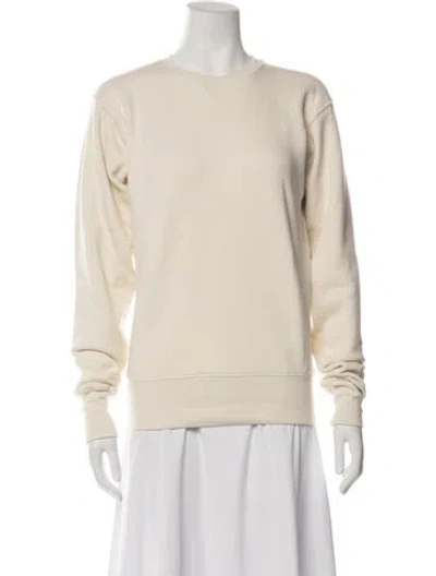 Pre-owned Totême Crew Neck Long Sleeve Sweatshirt In Neutrals
