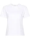 Totême Toteme Women Crew-neck Organic Cotton T-shirt In White