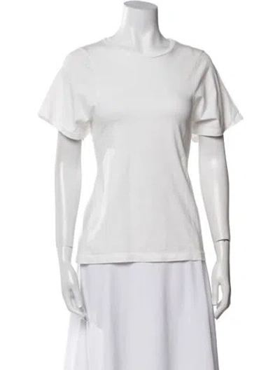 Pre-owned Totême Crew Neck Short Sleeve T-shirt In Neutral