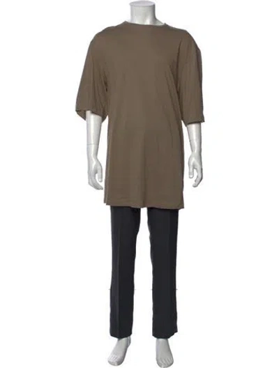 Pre-owned Totême Crew Neck Short Sleeve T-shirt W/ Tags In Neutrals