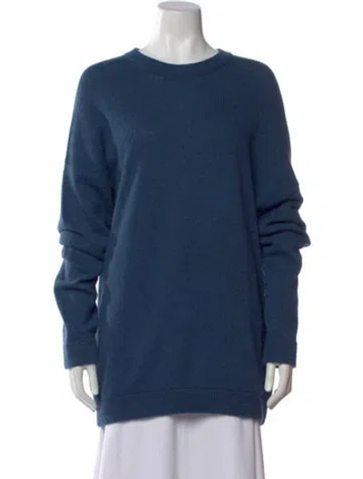 Pre-owned Totême Crew Neck Sweater In Blue