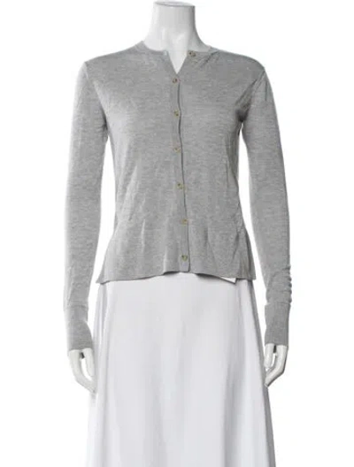 Pre-owned Totême Crew Neck Sweater In Grey