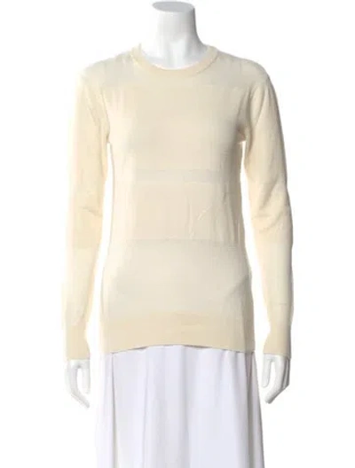 Pre-owned Totême Crew Neck Sweater In Neutral