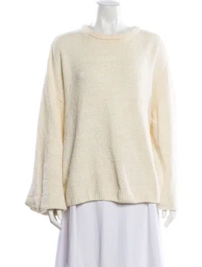 Pre-owned Totême Crew Neck Sweater In Neutral