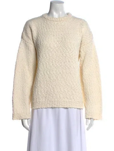Pre-owned Totême Crew Neck Sweater In Neutral