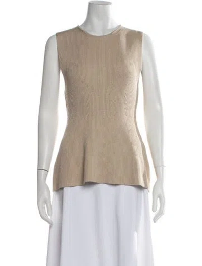 Pre-owned Totême Crew Neck Sweater In Neutral
