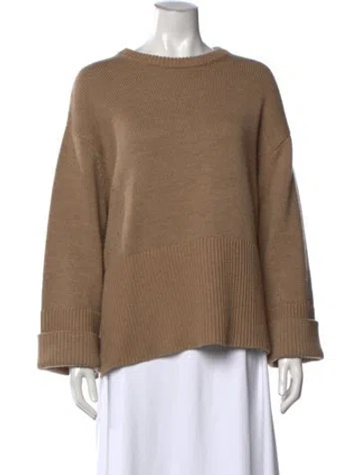 Pre-owned Totême Crew Neck Sweater In Neutral