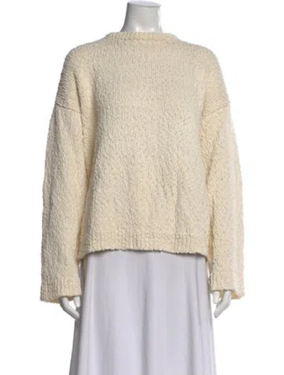 Pre-owned Totême Crew Neck Sweater In Neutrals